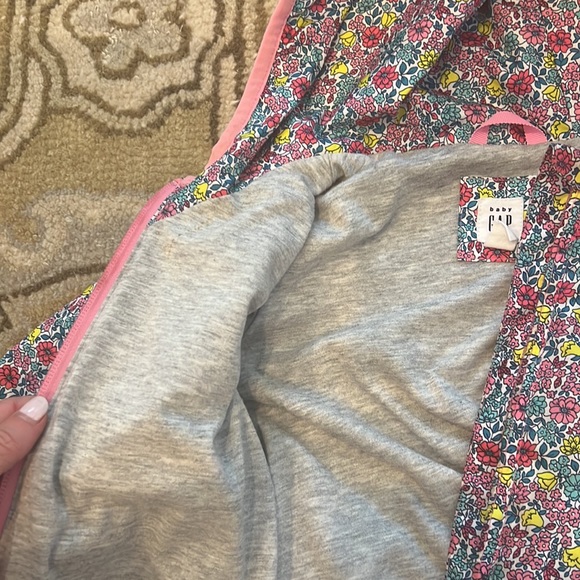 Gap Kids Floral Raincoat size 3 - Picture 4 of 5